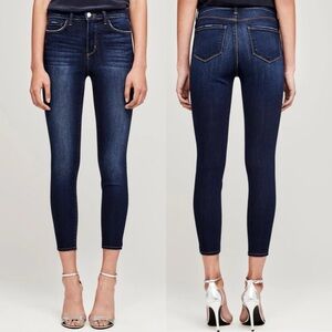 L’AGENCE Margot Skinny Jeans Baltic Dark Wash High Rise Size 29 NWOT Ankle